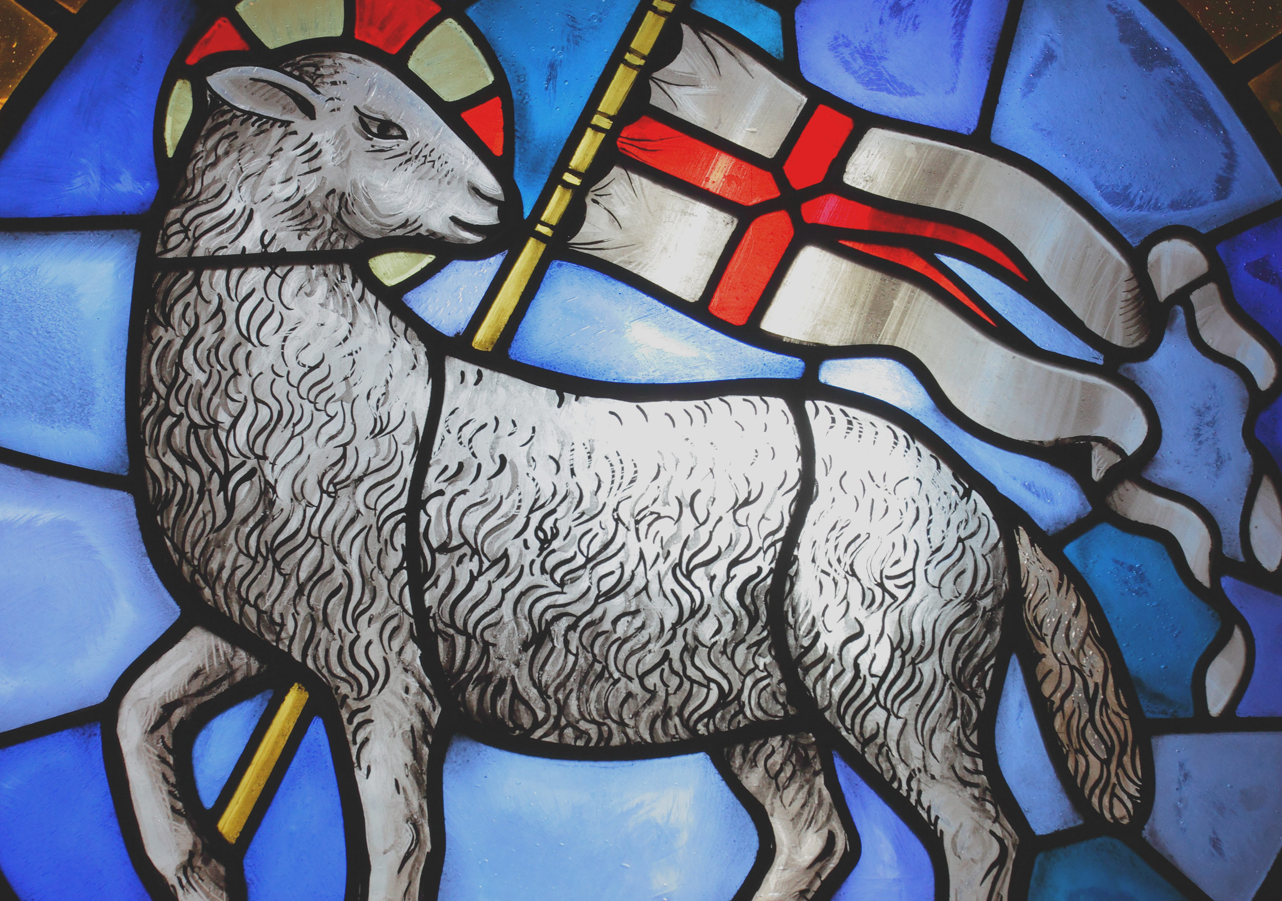 Lamb Stained Glass Window